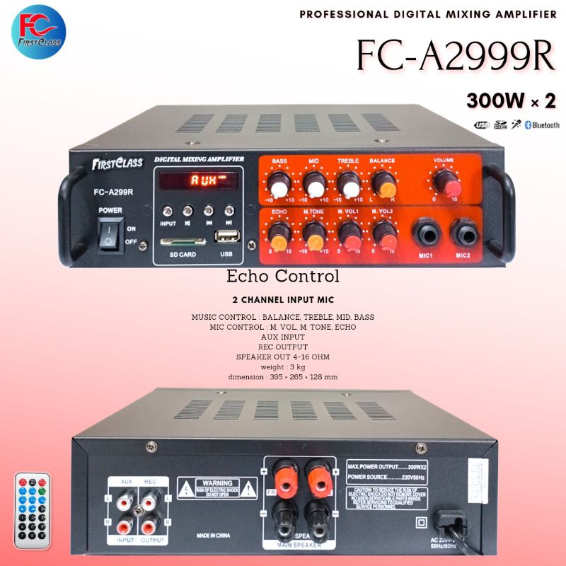 Jual Digital Mixing Amplifier Firstclass FCA 299R Home Theater Ampli