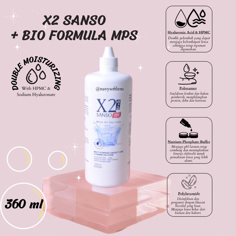 Jual Air Softlens Sanso Ml X Sanso Bio Formula Mps Air