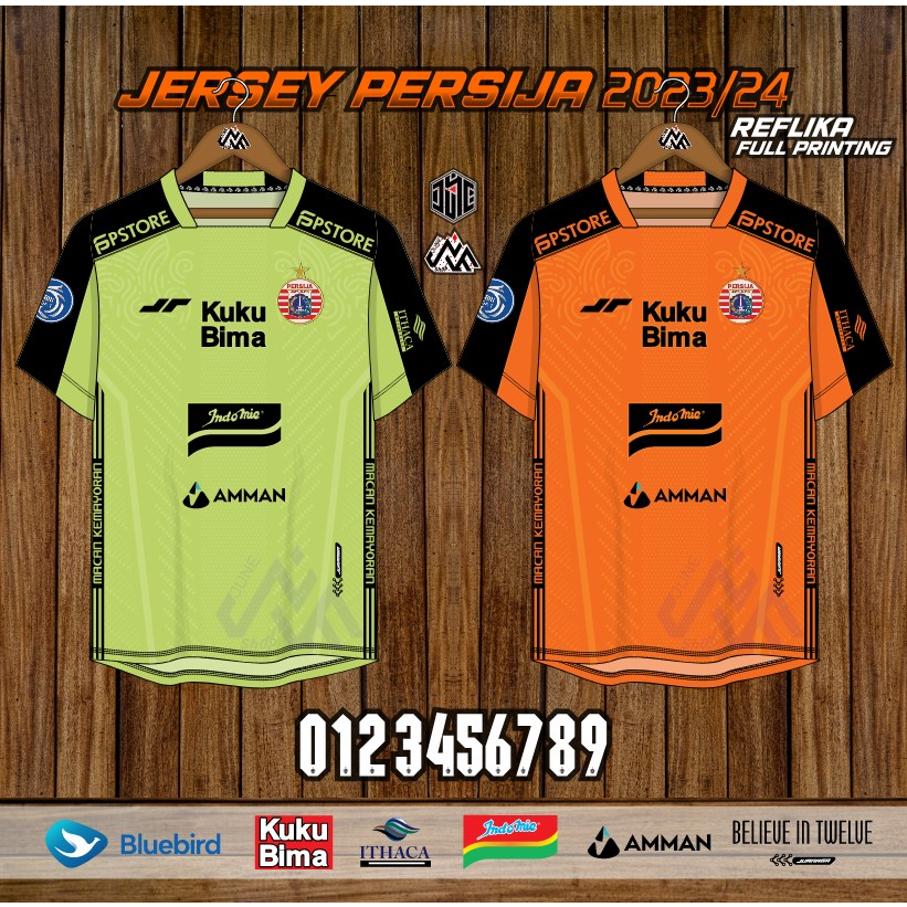 Jual Jersey Sepak Bola Liga Persija Jakarta Kiper Gk Full