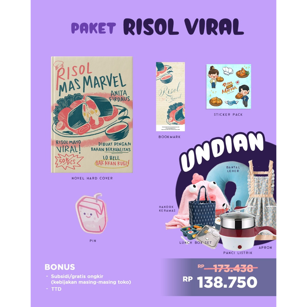 Jual Buku Novel Risol Mas Marvel Anita Firdaus Akad Bumifiksi