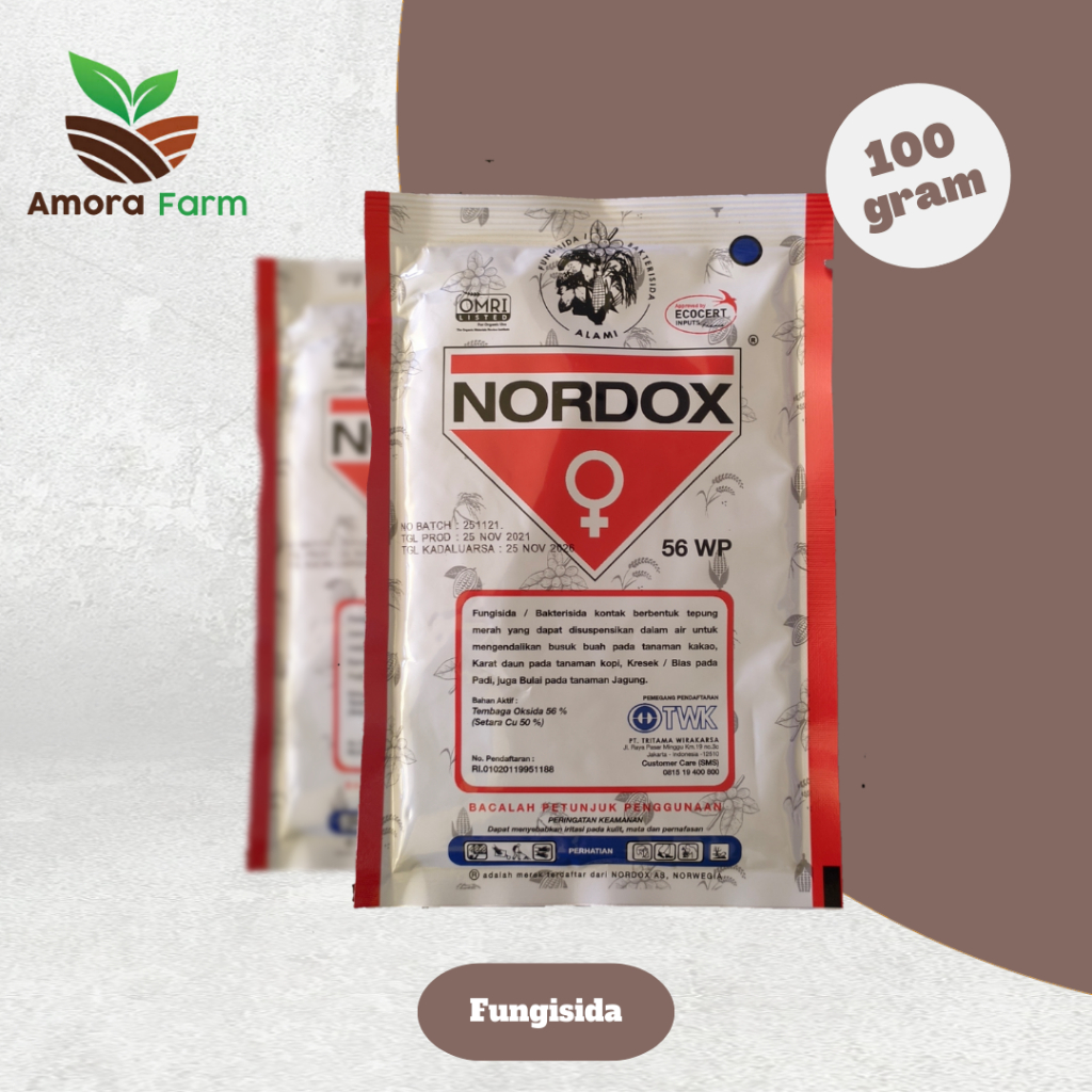 Jual Fungisida Bakterisida Alami Nordox Wp Gram Shopee Indonesia