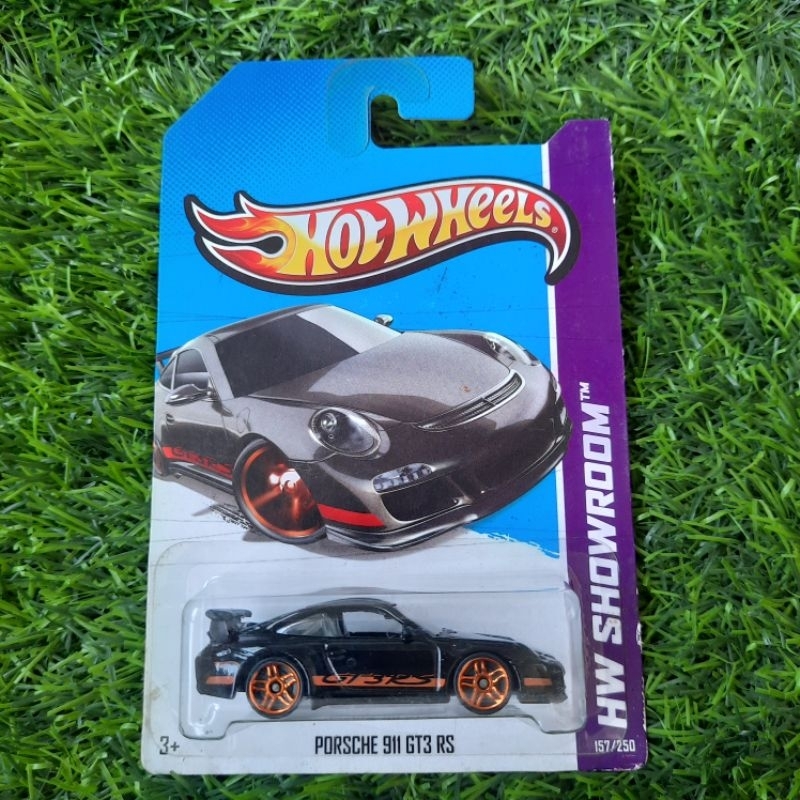 Jual Hot Wheels Reguler Porsche 911 GT3 RS Hitam HW SHOWROOM Not Mint