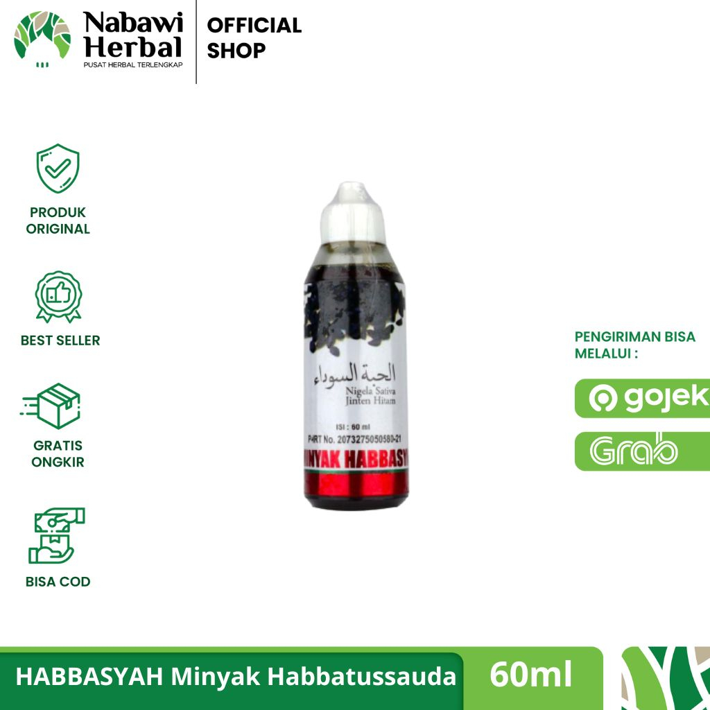 Jual Habbasyah Minyak Habbatussauda Cair Plus Jintan Hitam Ml