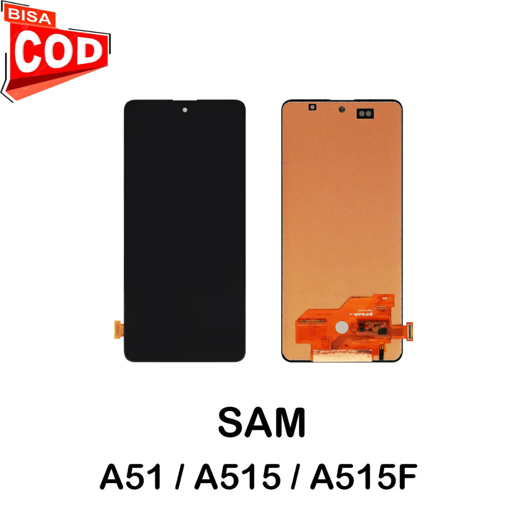 Jual LCD SAMSUNG A51 A515 A515F BIG GLASS NON FINGER FULL SET