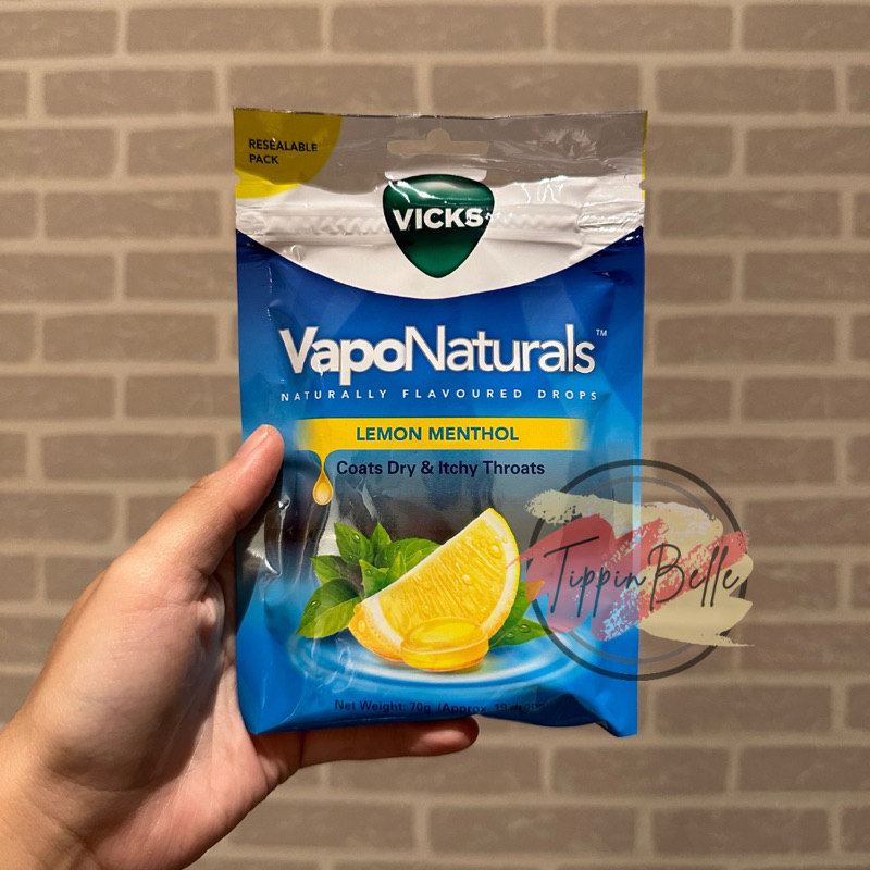 Jual Vicks VapoNaturals Lozenges Permen Tenggorokan Rasa Honey Atau