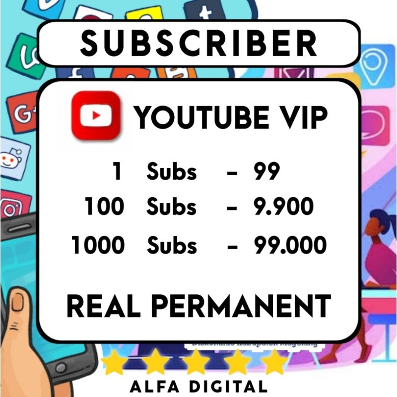 Jual Subscriber Youtube Termurah Permanen Monetisasi Bergaransi Free