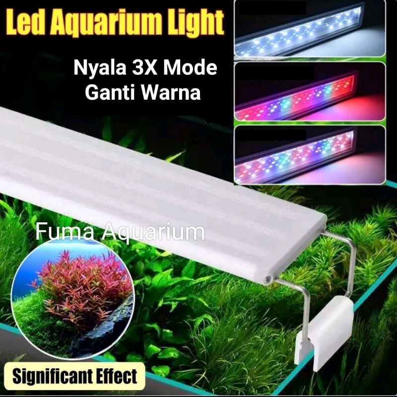 Jual Lampu Aquarium 85cm HIKARI AQURA Recent PA 800 3X Mode Ganti Warna