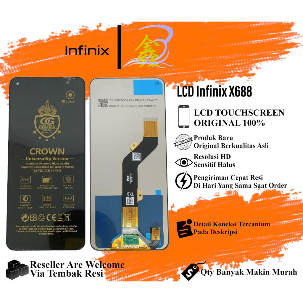 Jual Lcd Touchscreen Infinix X X B X C Hot Play Hot