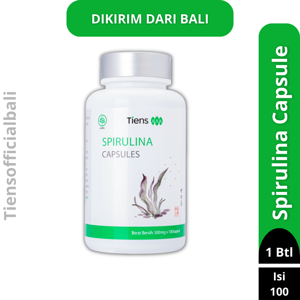 Jual Spirulina Tiens Original Segel Kirim Dari Bali Ada Toko Fisik