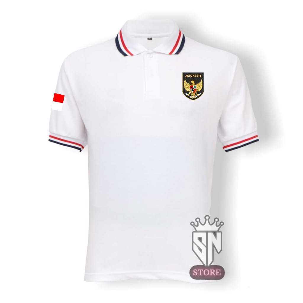 Jual SN STORE Kaos Wangki Tshirt Polo Pria GARUDA INDONESIA 2023