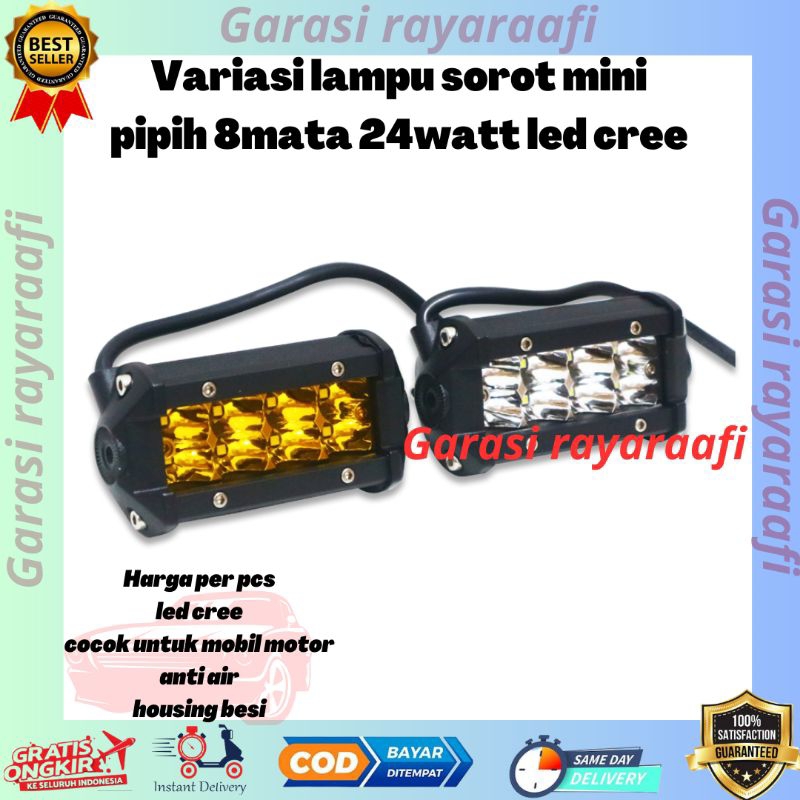 Jual Lampu Sorot Mata Ledbar Mini Led Cree Lampu Sorot Mobil Motor Led