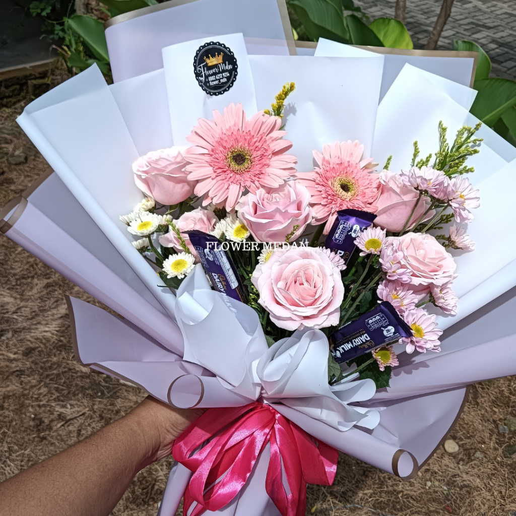 Jual Flower Medan Buket Bunga Valentine Wisuda Murah Bunga Mawar Asli