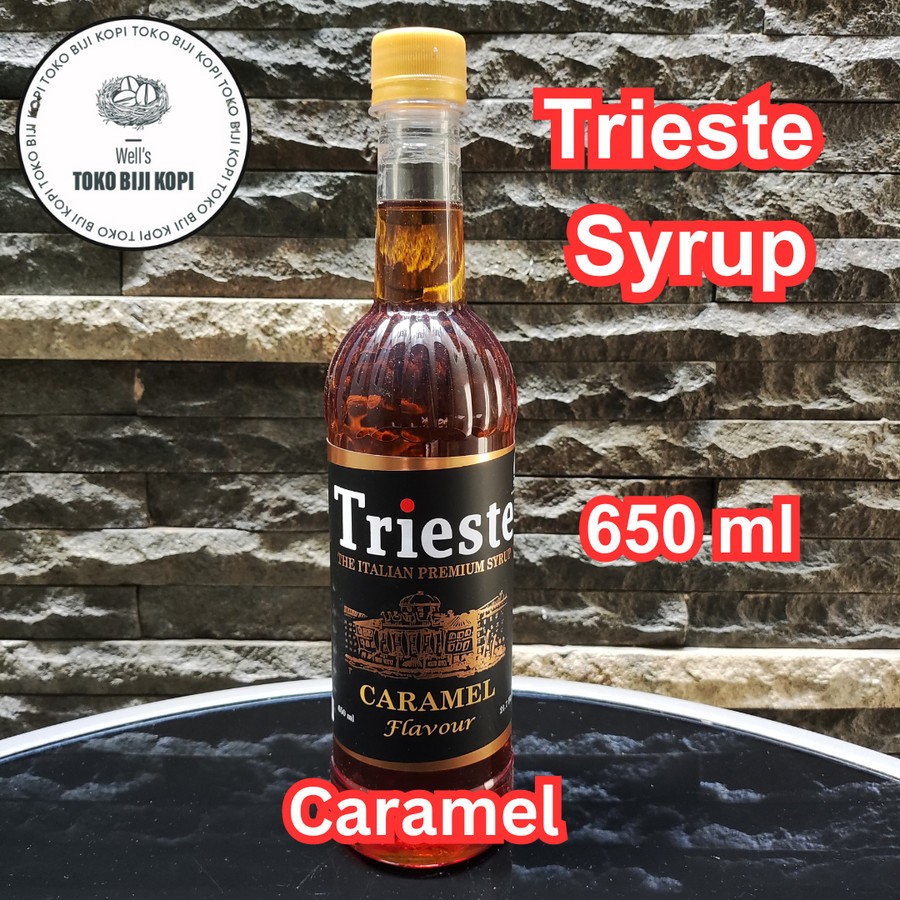 Jual Trieste Syrup Flavoured Sirup Rasa 650 Ml Shopee Indonesia