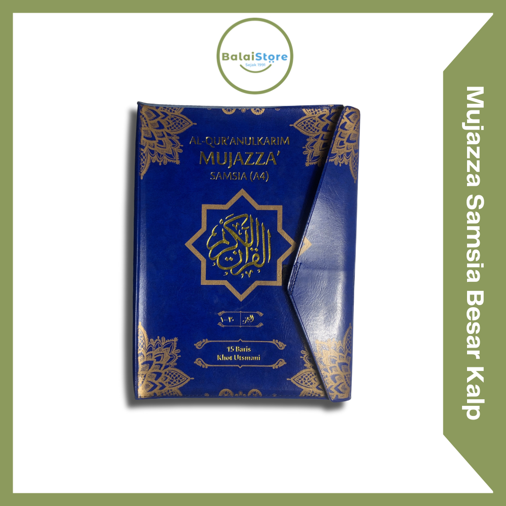 Jual Al Quran Samsia Perjuz Mujazza Besar A4 Hvs Kalp Khot Utsmani