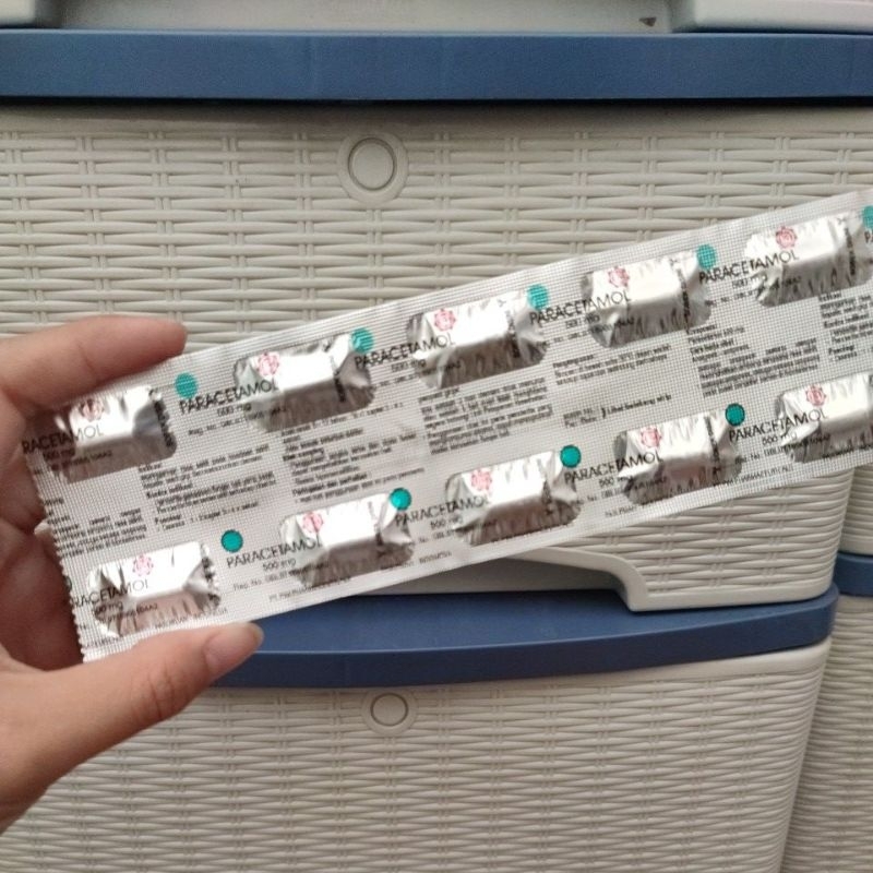 Jual Paracetamol Strip Kaplet Pim Pharmaceuticals Shopee Indonesia