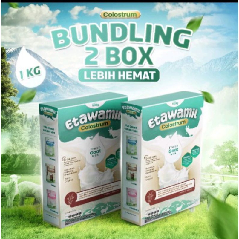 Jual Susu ETAWAMIL COLOSTRUM Susu Kambing Etawa Premium Halal BPOM RI