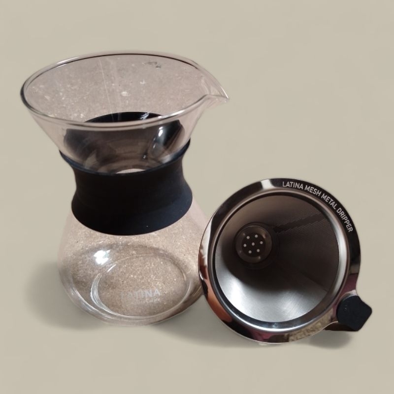 Jual Coffee Kopi Dripper Latina Sandglass V Shopee Indonesia