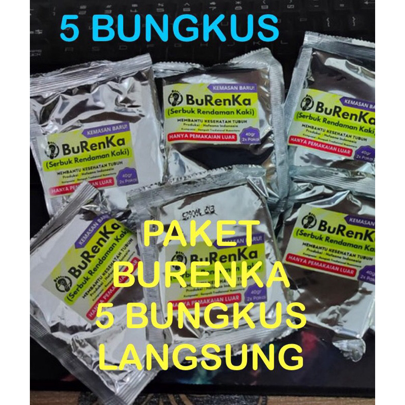 Jual Bungkus Burenka Original Ramuan Burenka Rempah Kaki Serbuk