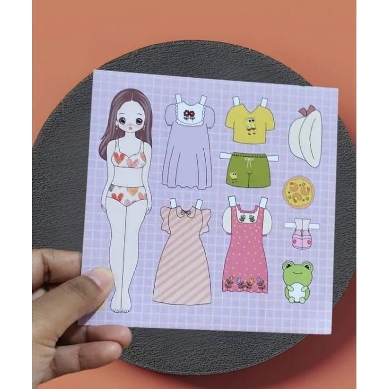 Jual Kiyowo Bp Bpan Orang Orangan Paper Doll Mainan Kertas Mainan