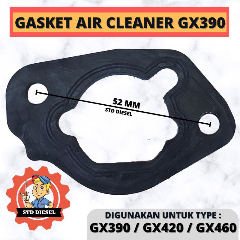 Jual GASKET AIR CLEANER GX390 GX420 GX460 PAKING PACKING PECKING FILTER