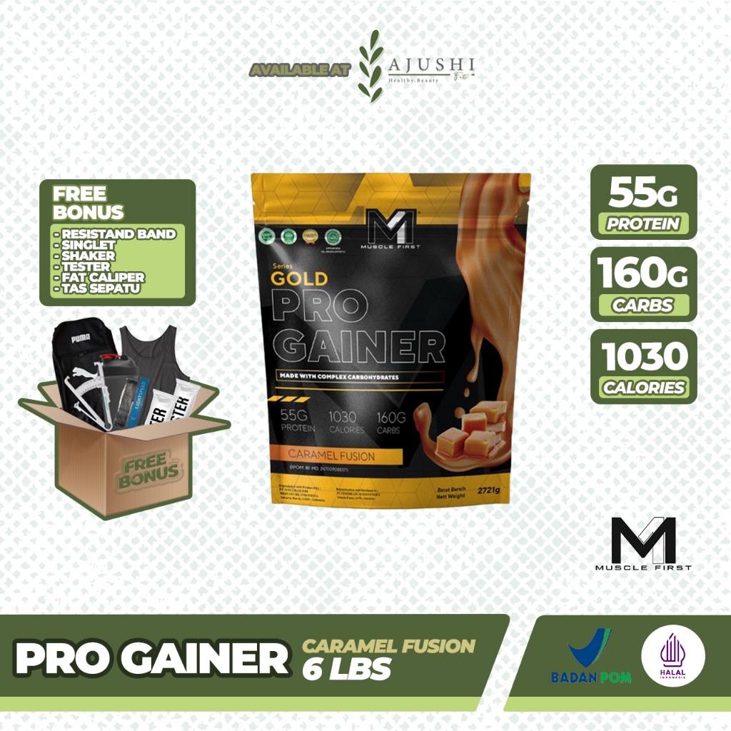 Jual M Muscle First Gold Pro Gainer Lbs Weight Mass Gainer