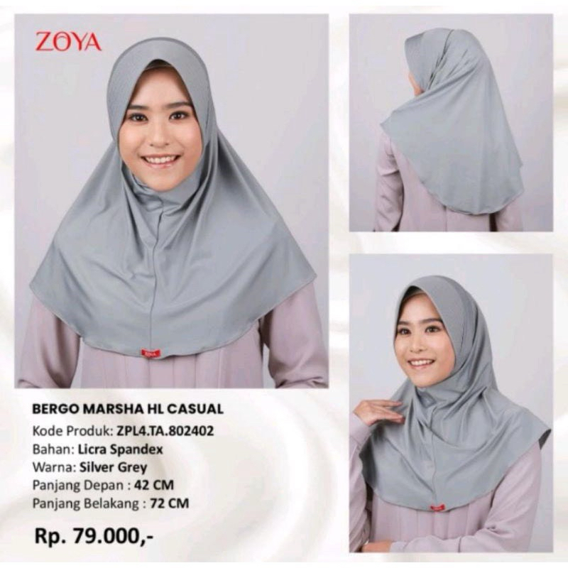 Jual Marsha Hl Bergo Hl Zoya Shopee Indonesia