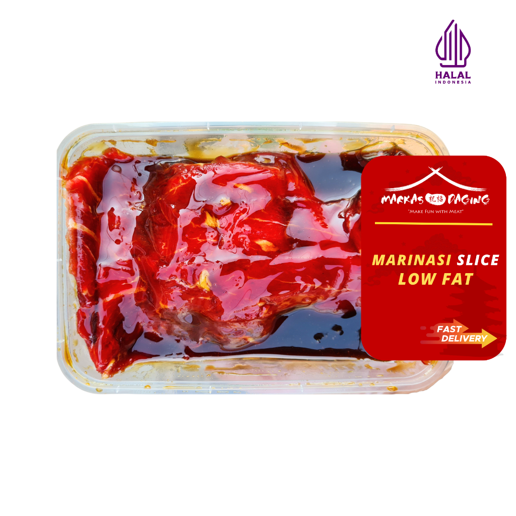 Jual Marinasi Lowfat Slice Beef Daging Sapi Marinasi Halal Gr