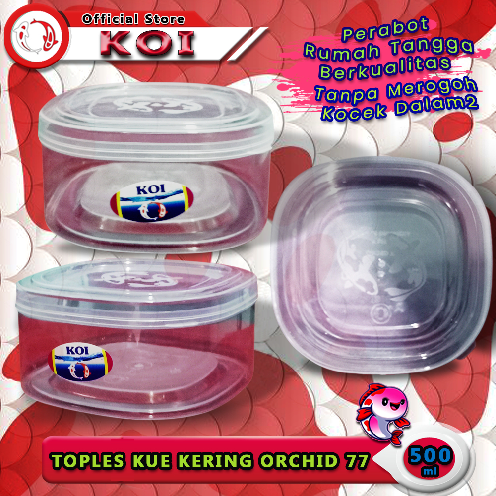 Jual Koi Official Toples Kue Kering Nastar Kacang Orchid Persegi