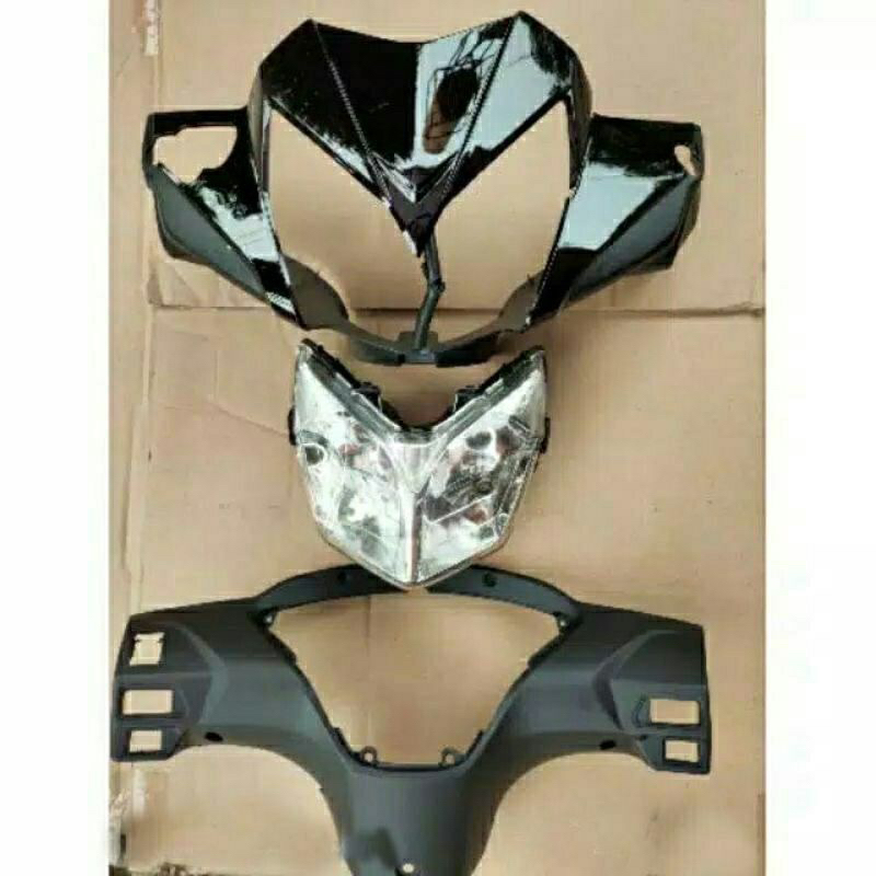 Jual Batok Totok Kepala Depan Belakang Honda Supra X 125 New Batman Set