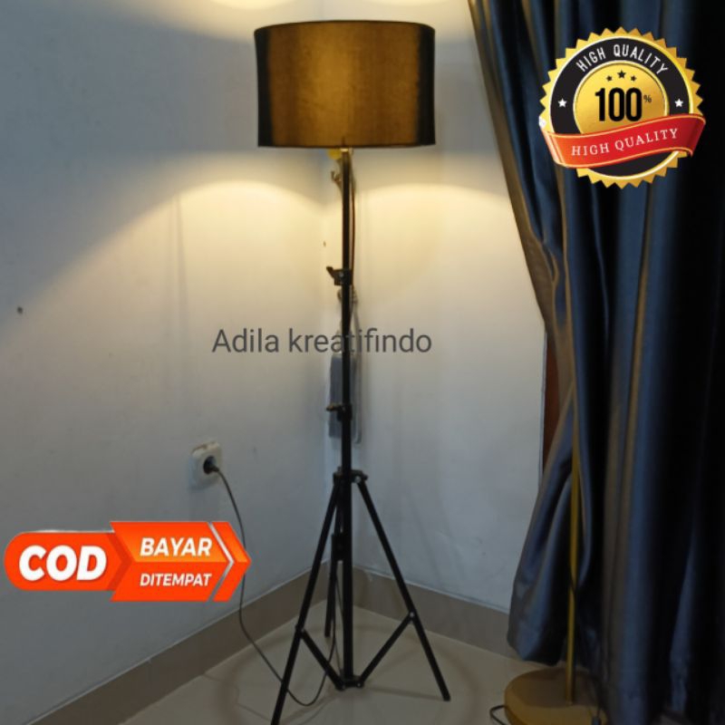 Jual Lampu Standing Lantai Lampu Sudut Lampu Tidur Kap Lampu