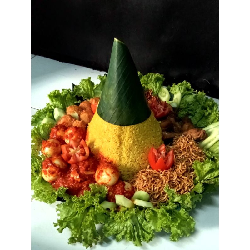 Jual Tumpeng Nasi Kuning 15 Porsi Shopee Indonesia