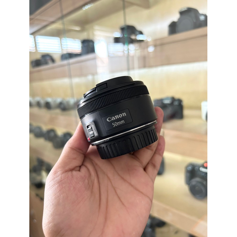 Jual LENSA FIX CANON EF 50MM F1 8 STM MULUS SIAP PAKAI Shopee Indonesia