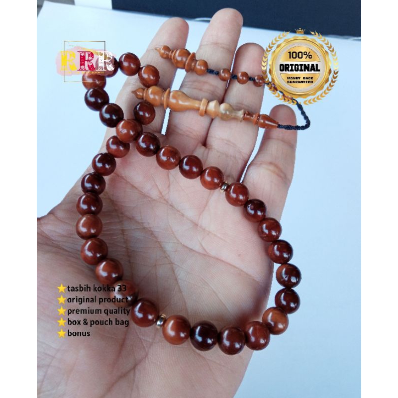 Jual Tasbih Kokka Kaukah Fukaha Model Bulat Mm Original Premium