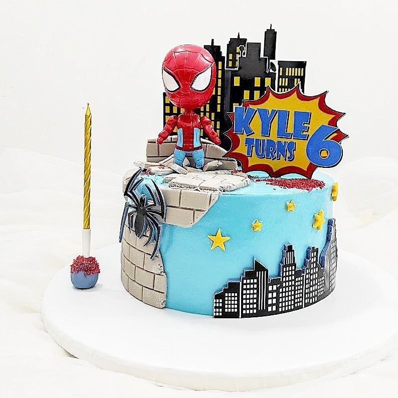 Jual Custom Cake Spiderman Kue Ulang Tahun Birthday Cake Ulang Tahun