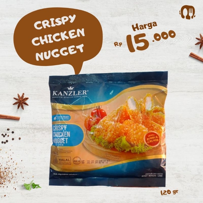 Jual Kanzler Crispy Chicken Nugget Gr Shopee Indonesia