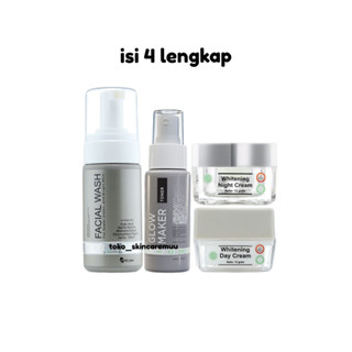 Jual Paket Wajah Ms Glow Tanpa Toner Paket Whitening Acne Luminous