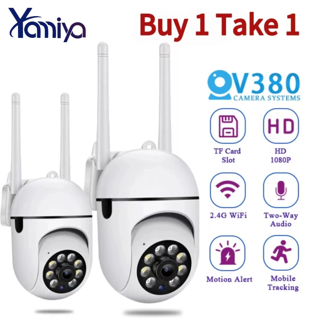 Jual Yamiya V380 Pro Cctv Wifi Outdoor PTZ Human Tracking HD Night