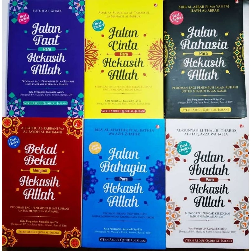 Jual Paket Lengkap Terjemah Kitab Syekh Abdul Qadir Jailani Jalaul