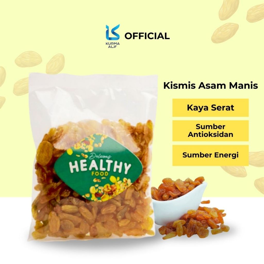 Jual Kismis Asam Manis 500 Gr Golden Raisin Oleh Oleh Haji Umroh