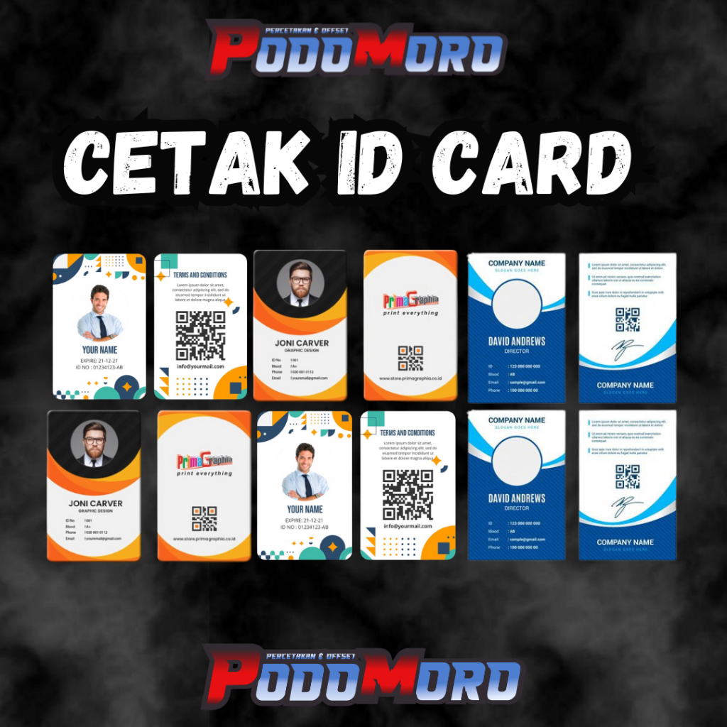 Jual CETAK KARTU KARYAWAN NAME TAG ID CARD KANTOR Shopee Indonesia