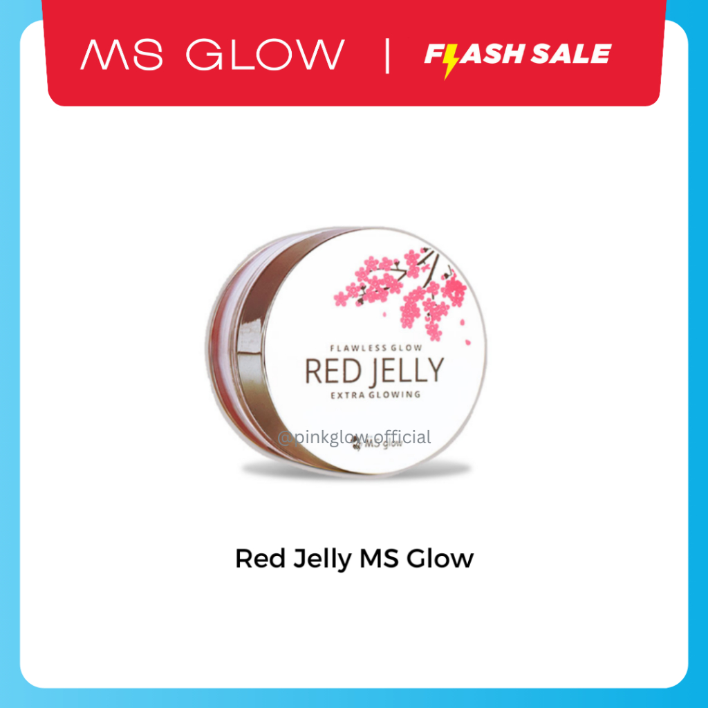 Jual RED JELLY MS GLOW KEMASAN TERBARU BARCODE ORIGINAL ASLI TERMURAH