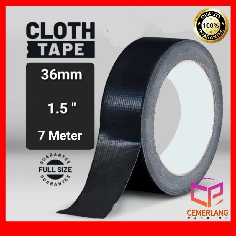 Jual Lakban Kain Linen Cloth Tape 36mm 1 5 1 5 Inch Isolasi Jilid