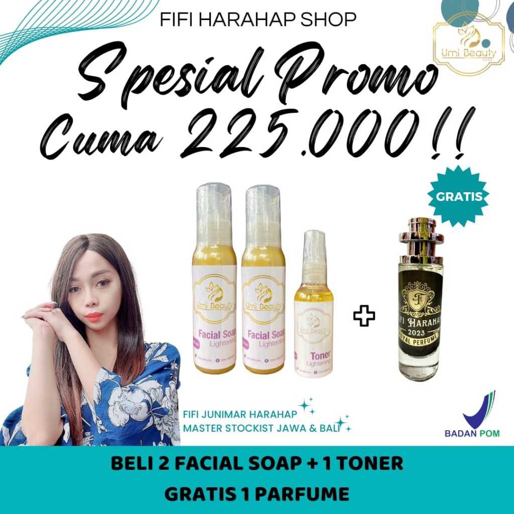 Jual PROMO 2 FACIAL SOAP 1 TONER UBC SKINCARE UBC SKINCARE UMI