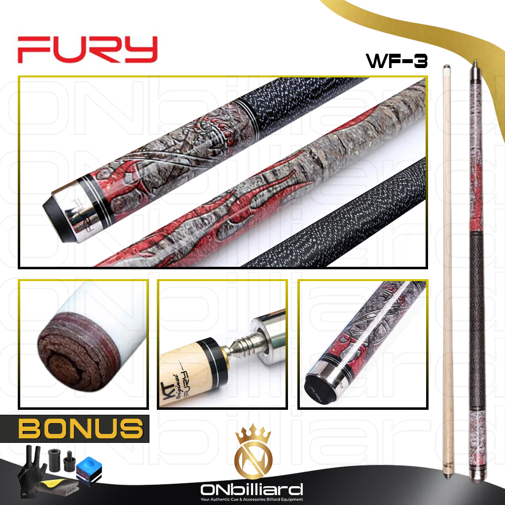 Jual Fury WF Series Cue Stick Stik Play Billiard Biliar Biliyar