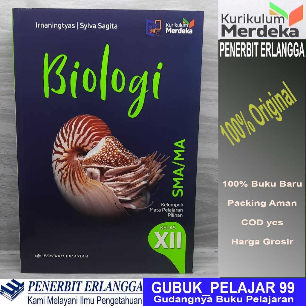 Jual Biologi Kelas Sma Ma Kelompok Mata Pelajaran Pilihan