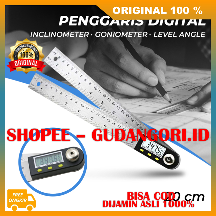 Jual Penggaris Digital Inclinometer Goniometer Cm Alat Ukur