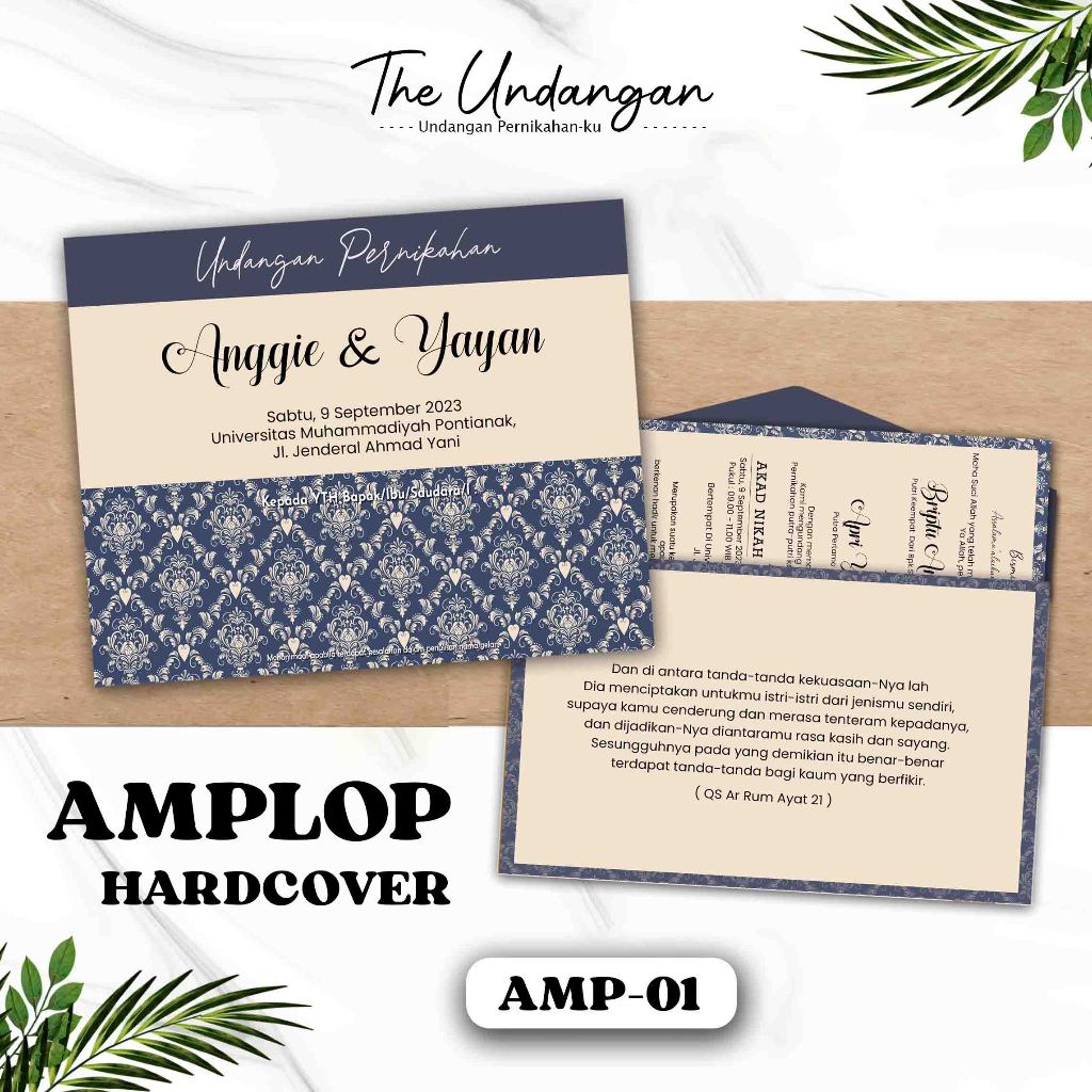 Jual Undangan Pernikahan Amplop Hardcover Bahan Briefcard Shopee