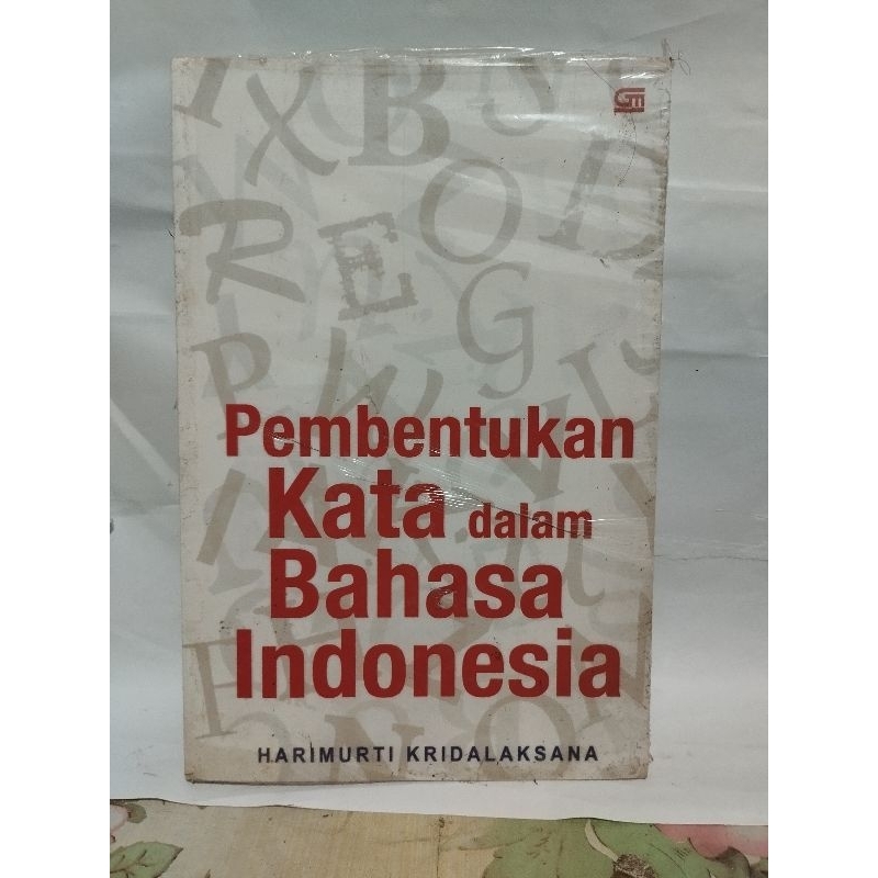 Jual BUKU PEMBENTUKAN KATA DALAM BAHASA INDONESIA Original Shopee