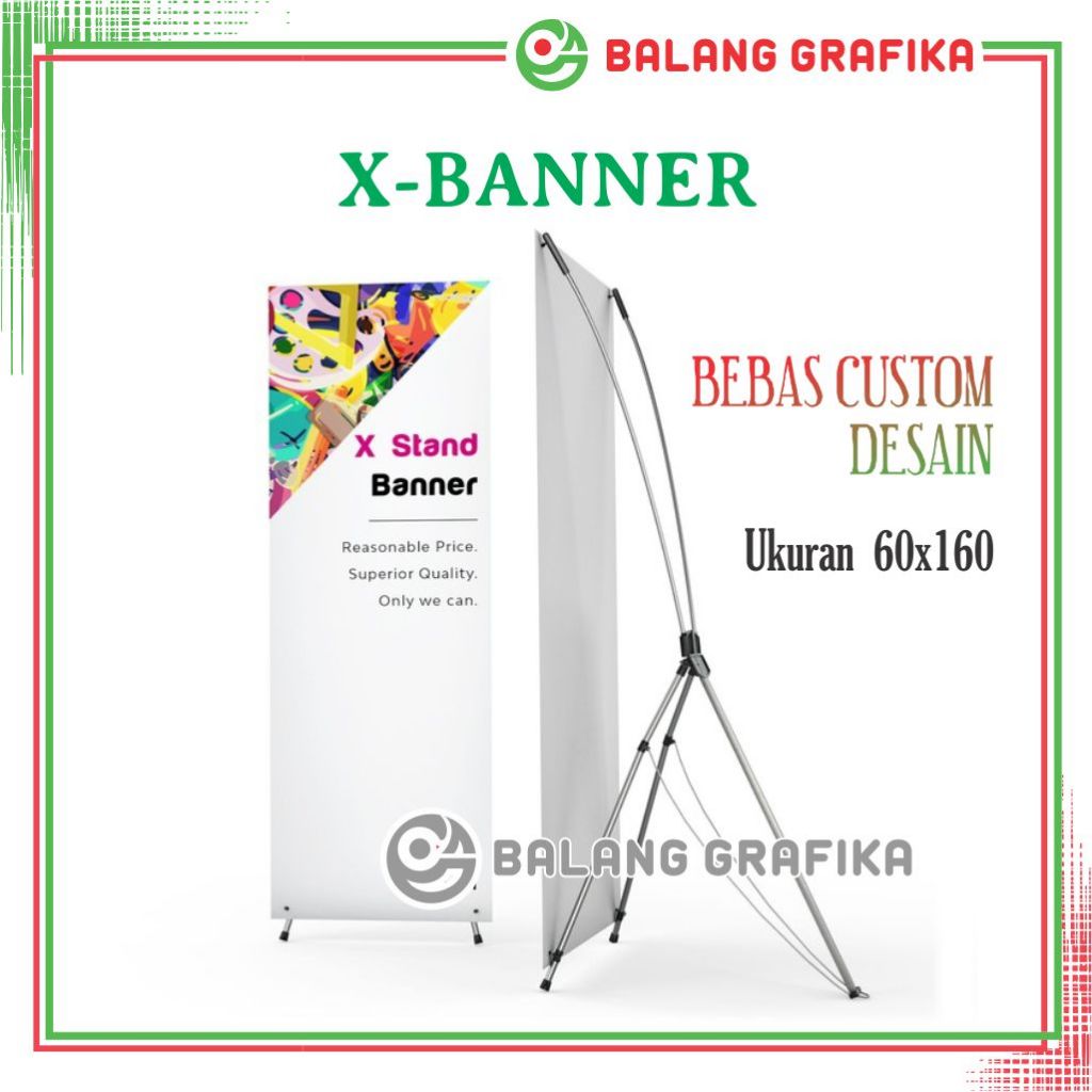 Jual Cetak X Banner Jualan Banner Pernikahan Wisuda Ulang Tahun Bahan