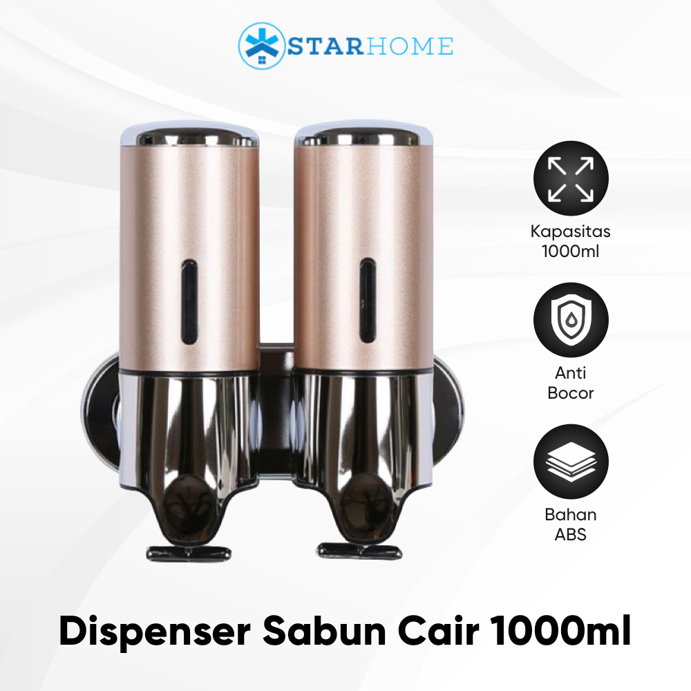 Jual StarHome Dispenser Sabun Cair 1000 Ml Dapat Dikunci Tempat Sabun